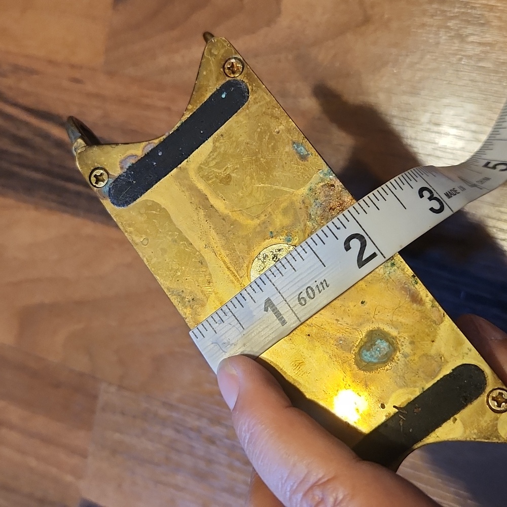 Vintage Brass Art Nouveau Style Napkin Holder - Picture 12 of 13